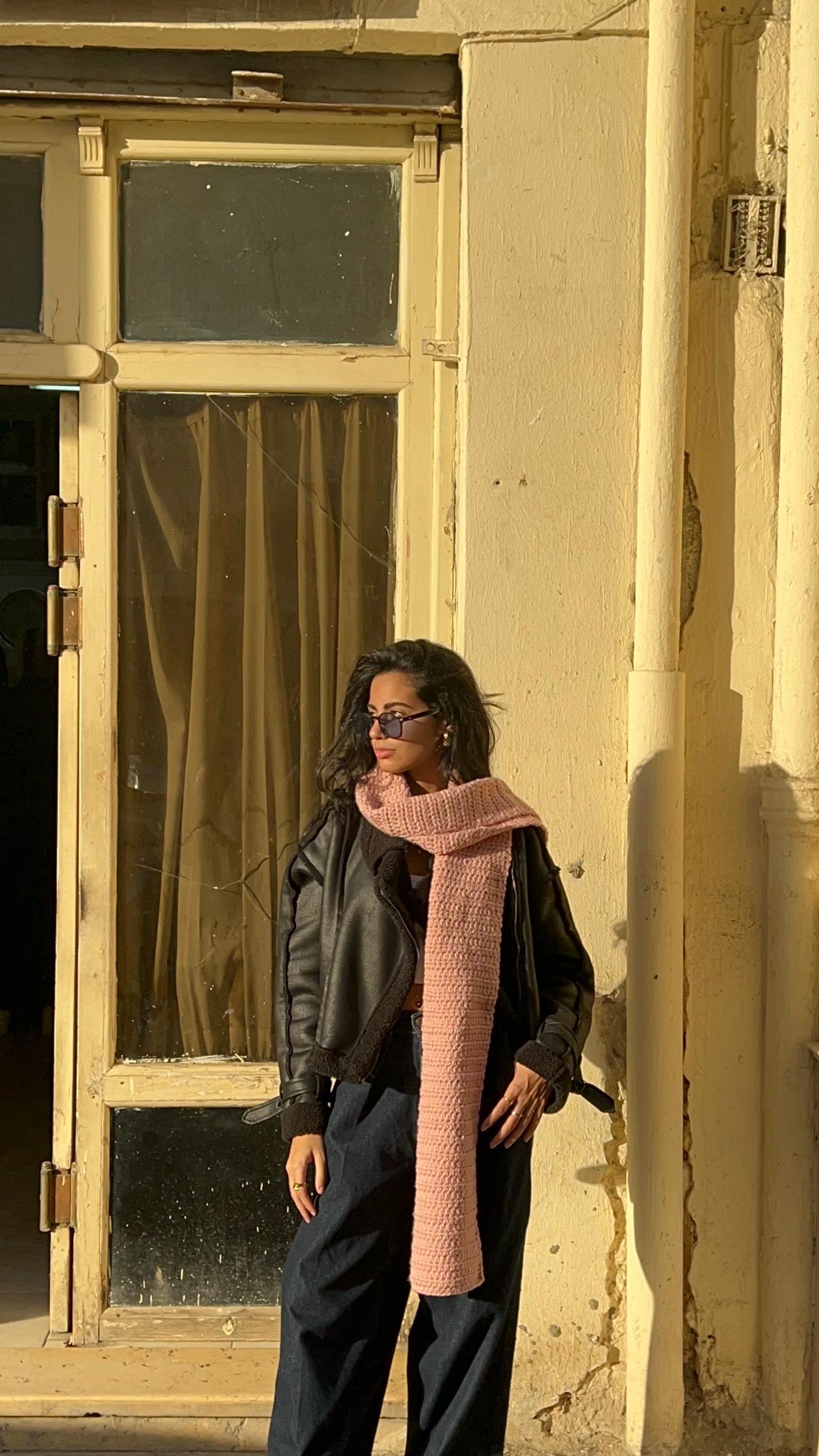 Pink Scarf